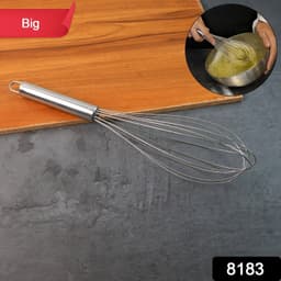 Ss Large Kitchen Whisk 1Pc