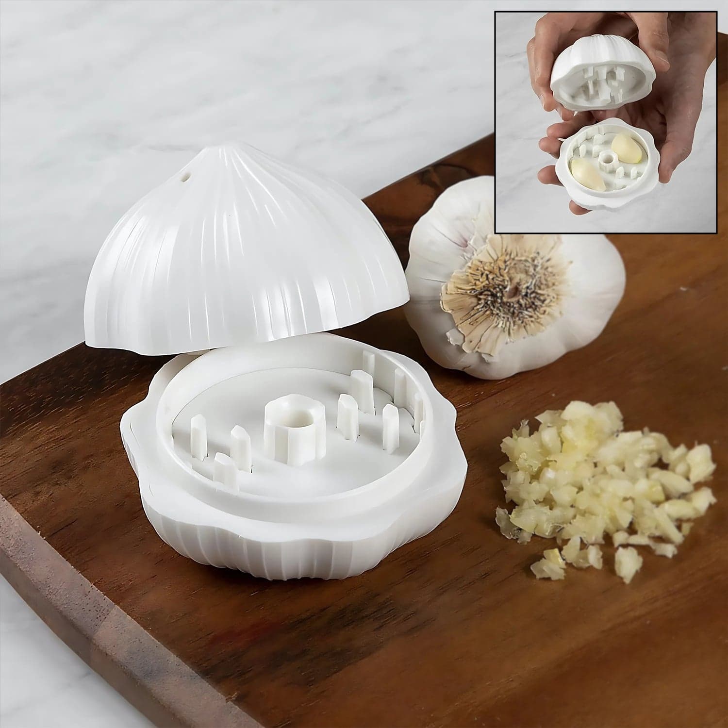 Garlic Press Sharpener Device Of Portable Manual Ginger thumbnail 1