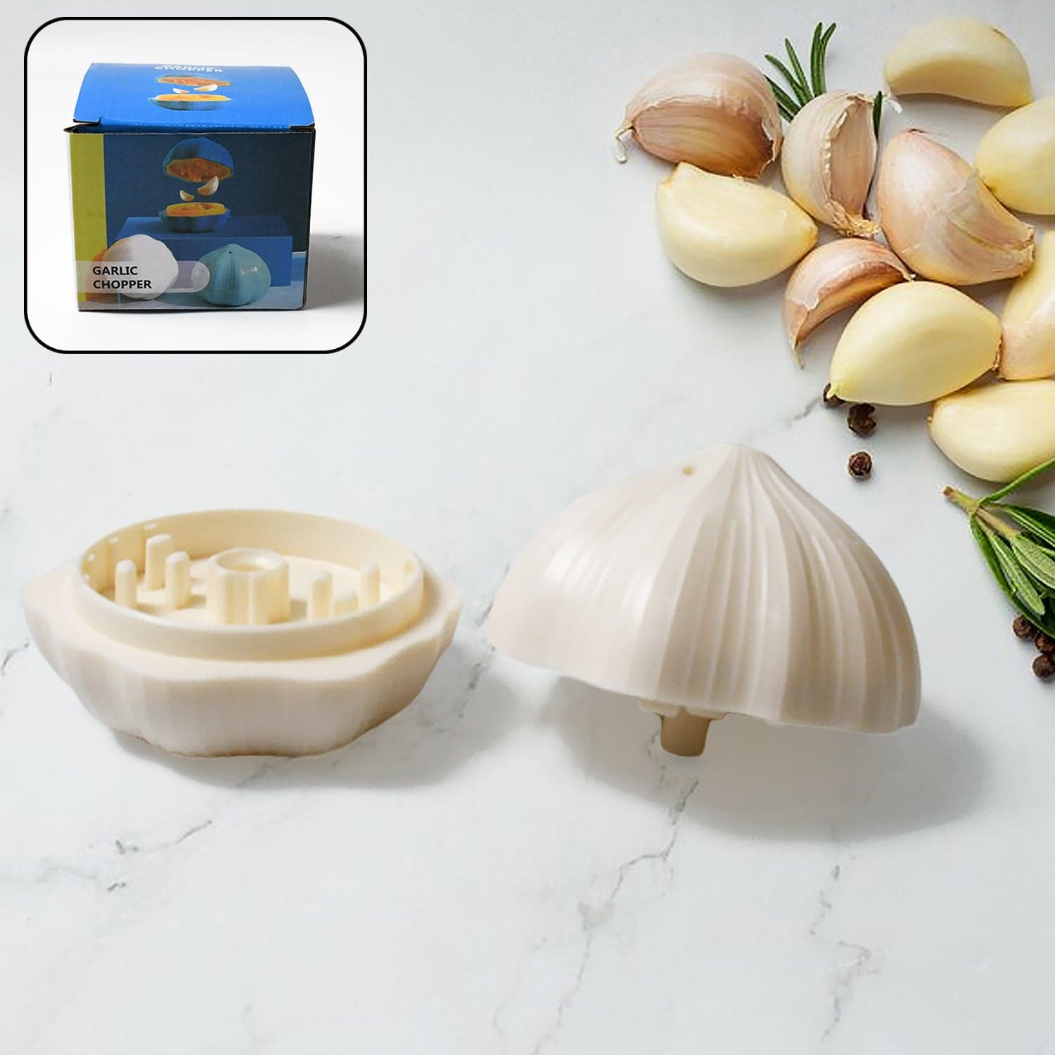 Garlic Press Sharpener Device Of Portable Manual Ginger thumbnail 3
