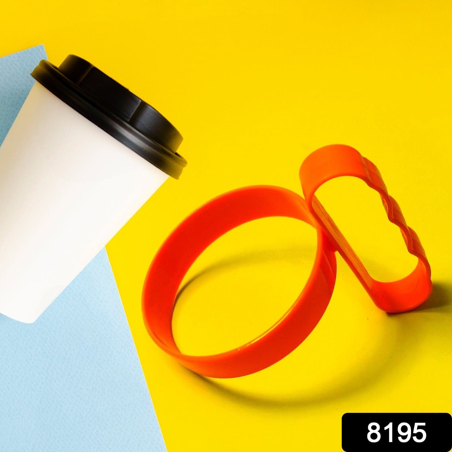 Anti-Slip Plastic Tumbler Handle of Lightweight Cupholder Grip (1 Pc) thumbnail 2