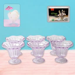 Crystal Plastic Ice-Cream Bowl