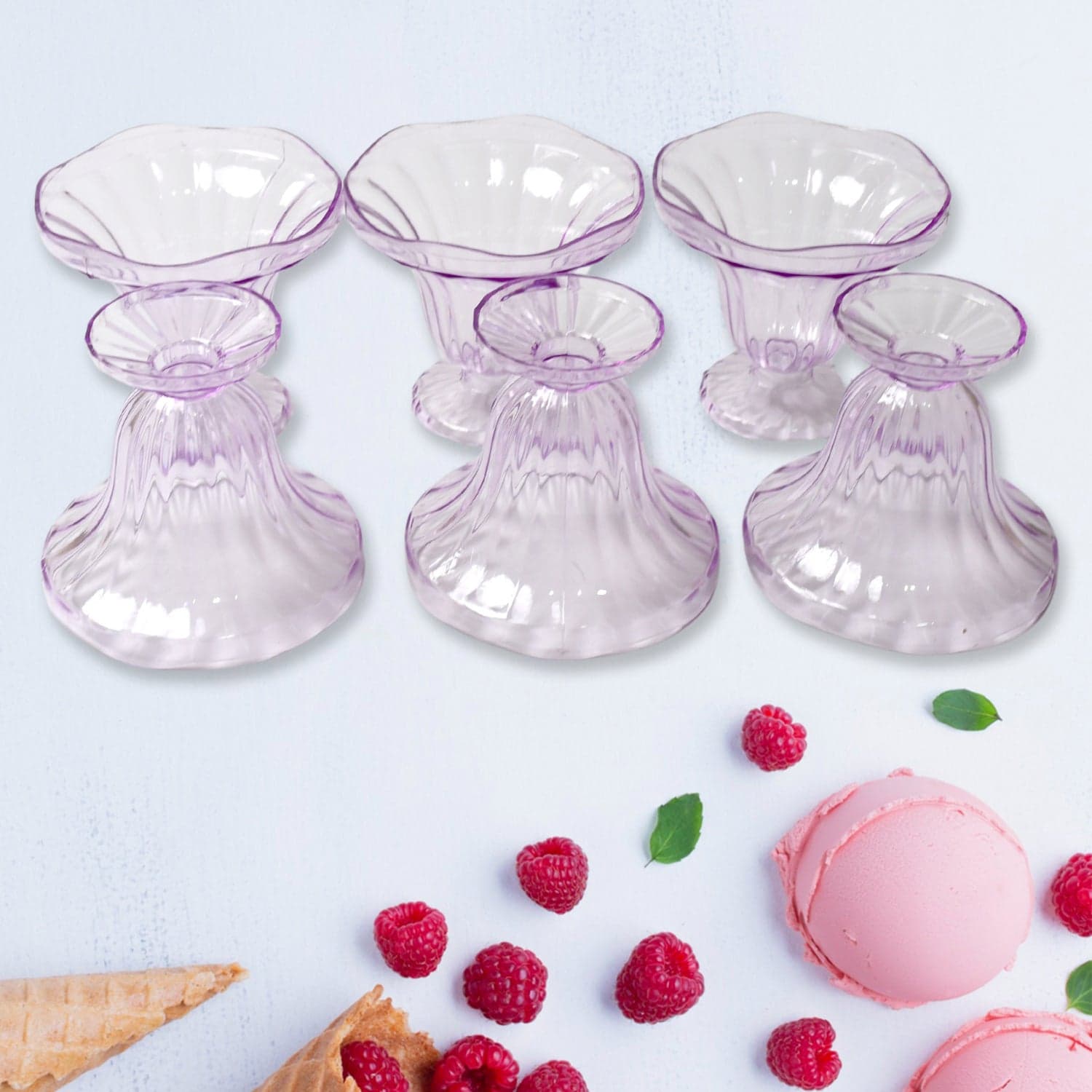 Crystal Plastic Ice-Cream Bowl thumbnail 6