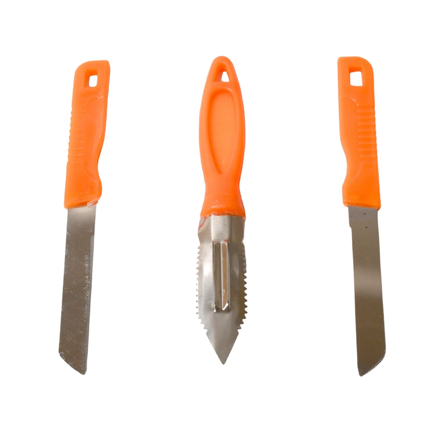 3In1 Multipurpose Stainless Steel Classic Kitchen Knife Set Of 3 For Fruits And Vegetable Chopping / Cutting / Peeling thumbnail 5
