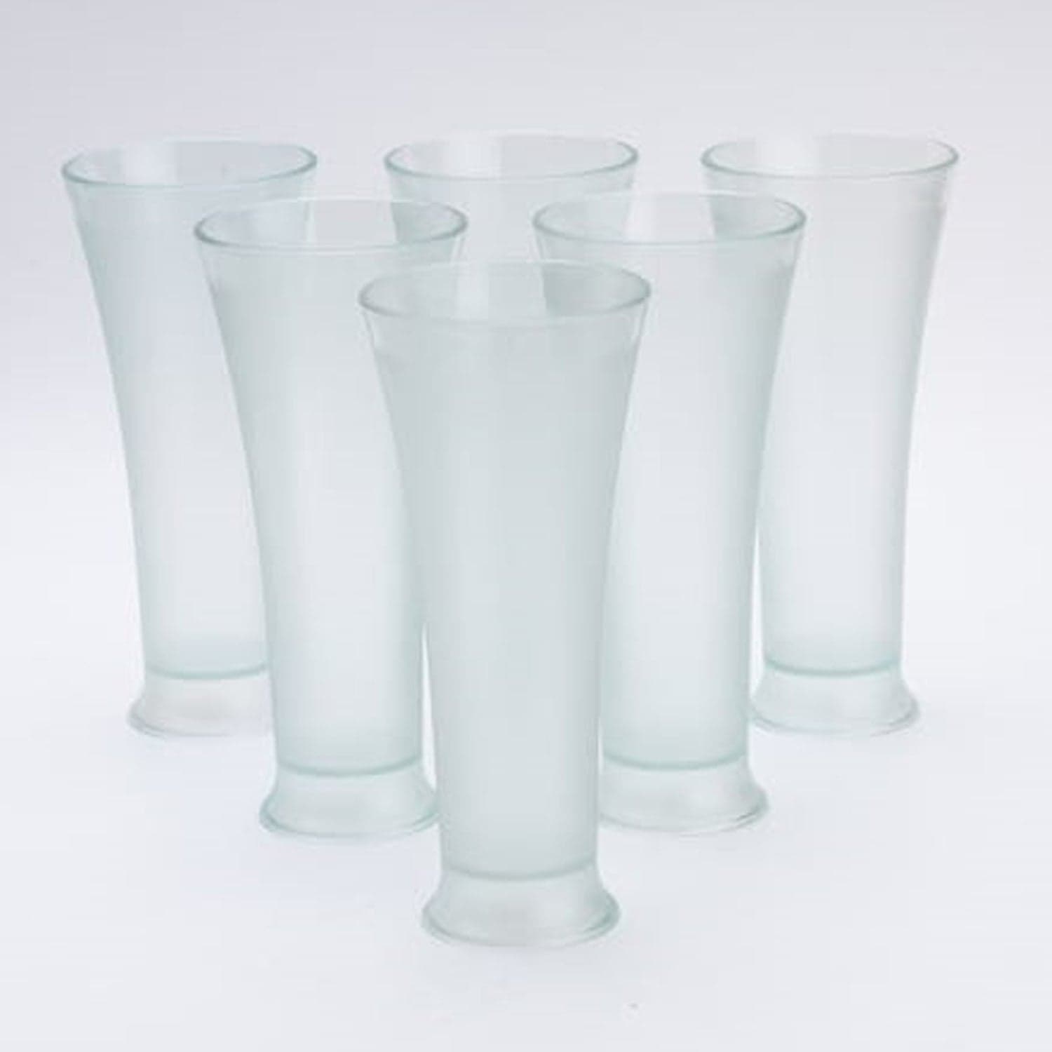 High Quality Faluda Ice Cream Juicer And Water Glasses Set Of 6 Transparent (Plastic 300 Ml Approx) thumbnail 4