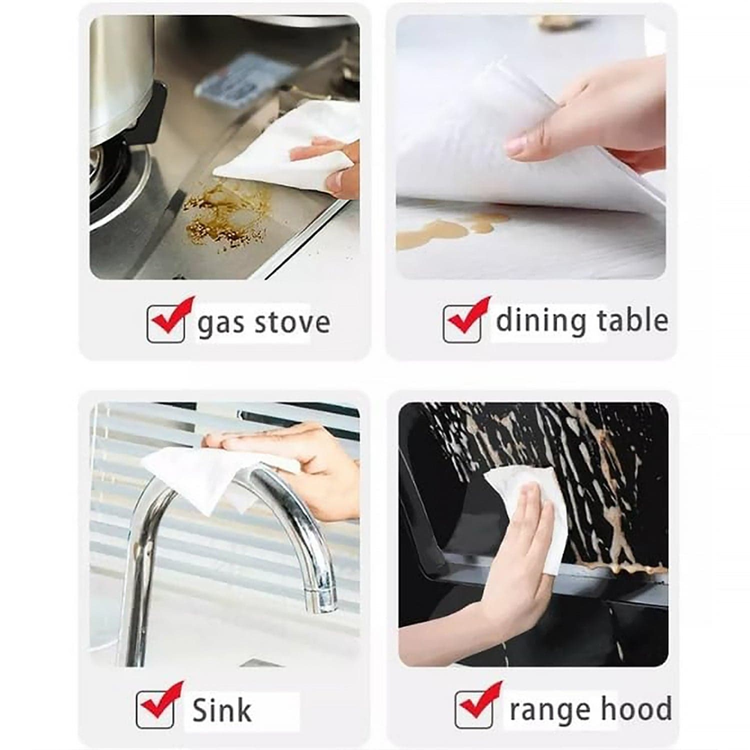 Kitchen Cleaning Wipes (Pack Of 80 Pcs) thumbnail 6