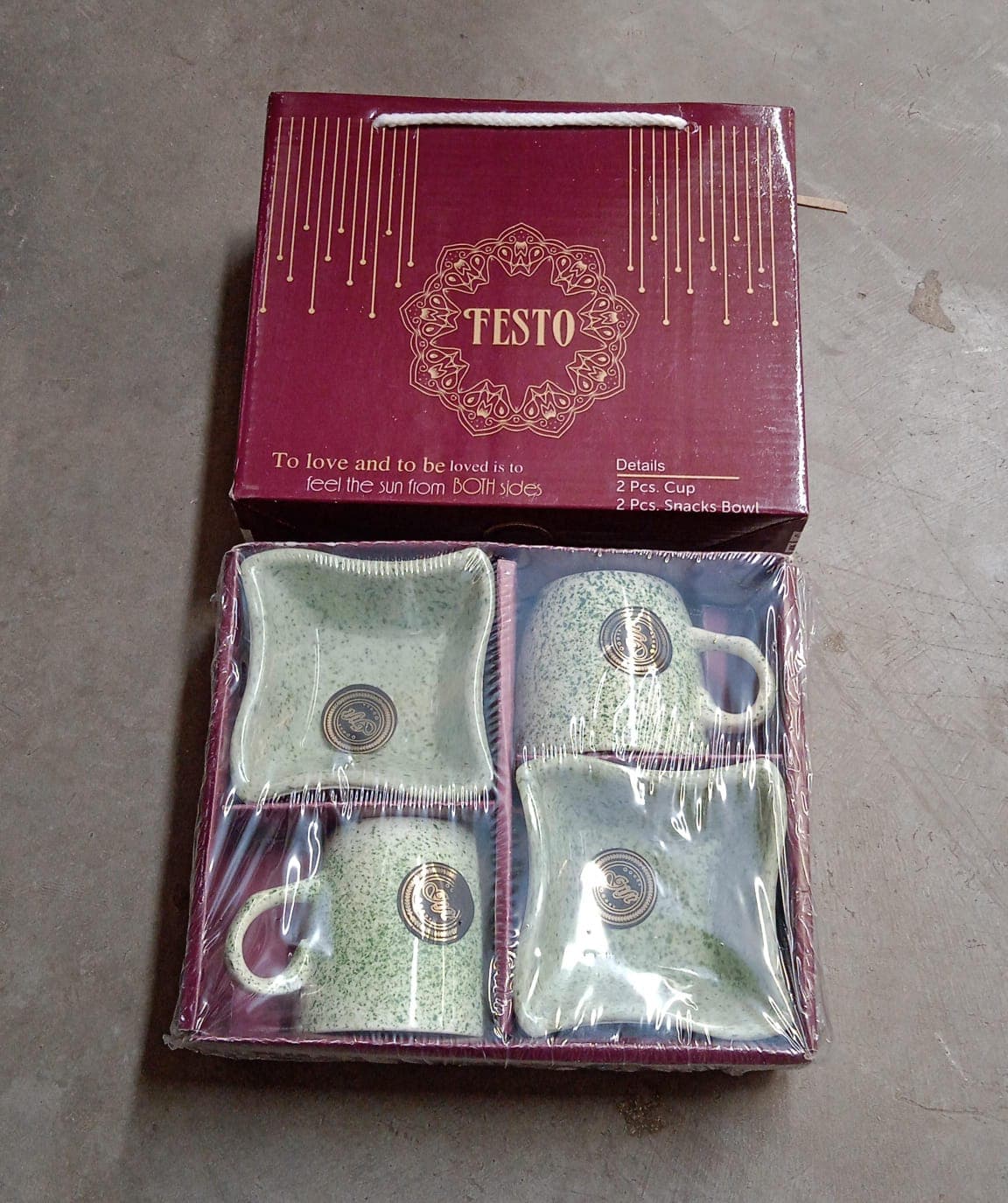 Ceramic Tea / Cups / Mug Set Including Snacks / Serving Bowl Milk Cup thumbnail 7