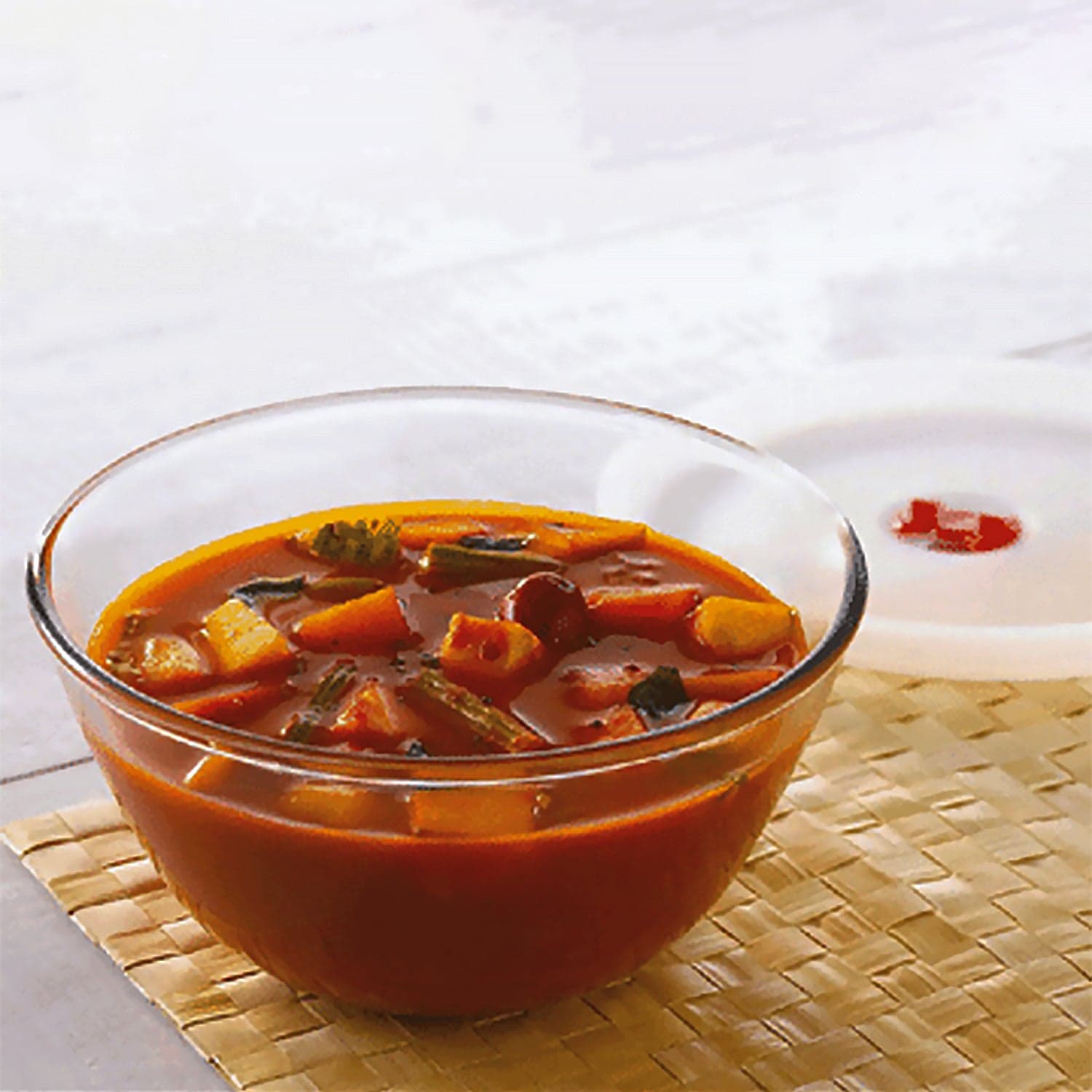 Bista Glass Serving & Mixing Bowls With Plastic Lid (3 Pcs Set / 250 Ml Approx) thumbnail 5