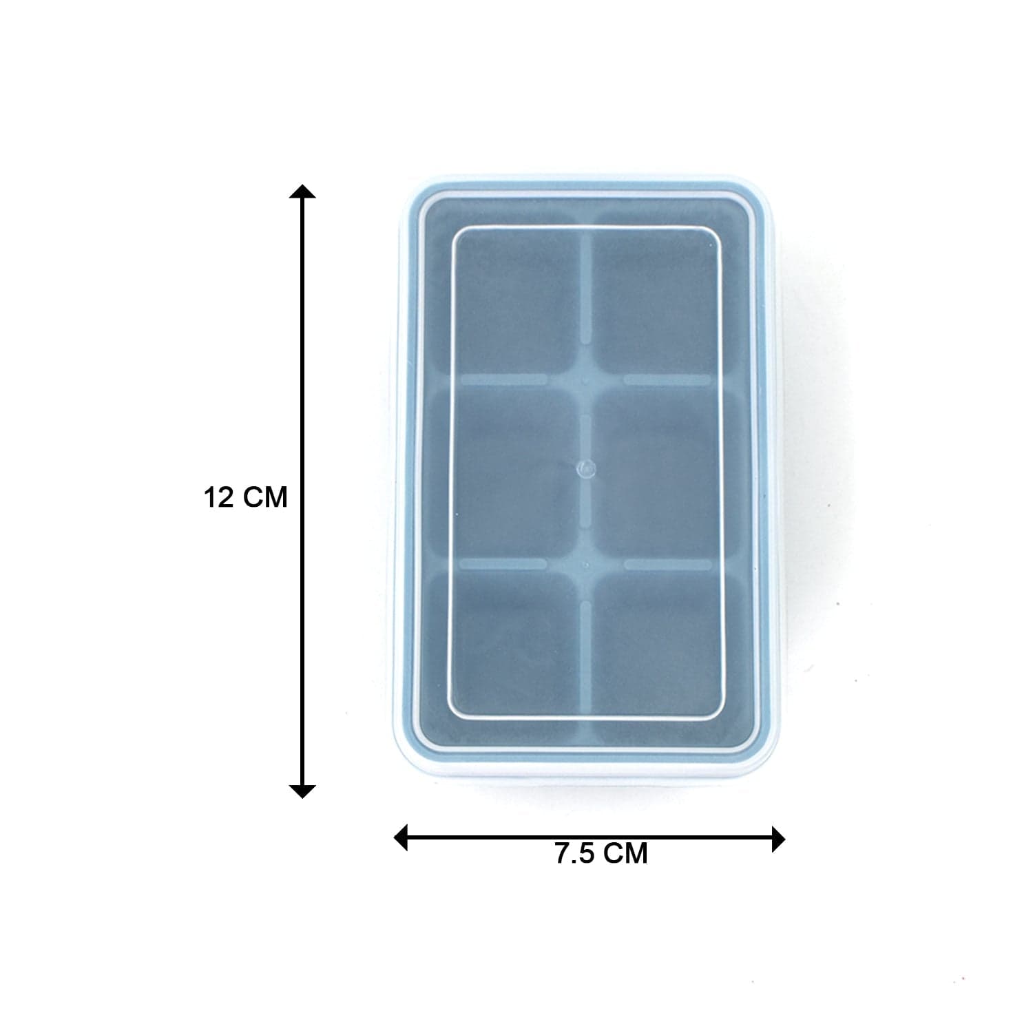 6 Grid Silicone Ice Tray With Color Box (1 Pc) thumbnail 5