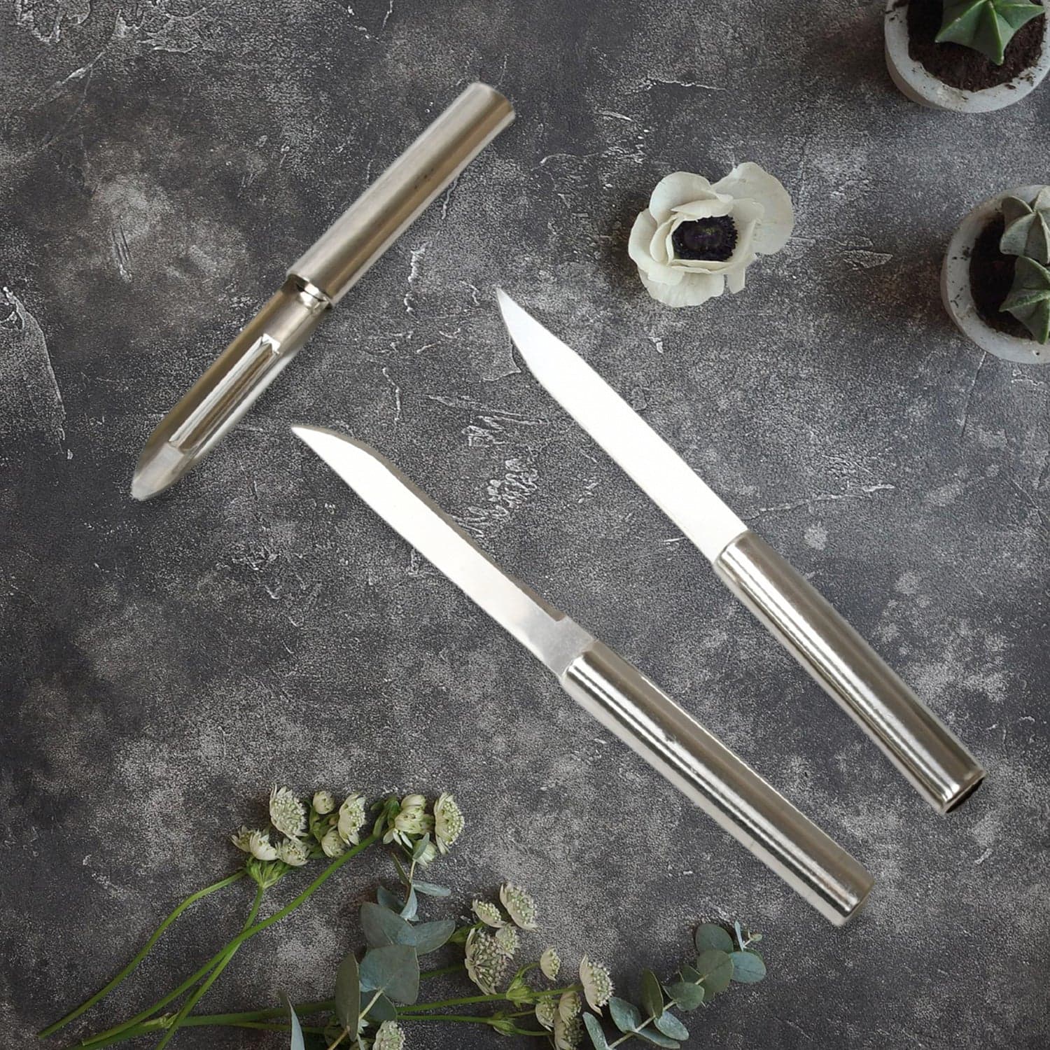 Stainless Steel Multipurpose Sharp Cutting Knife With Non-Slip Handle For Fruit thumbnail 6