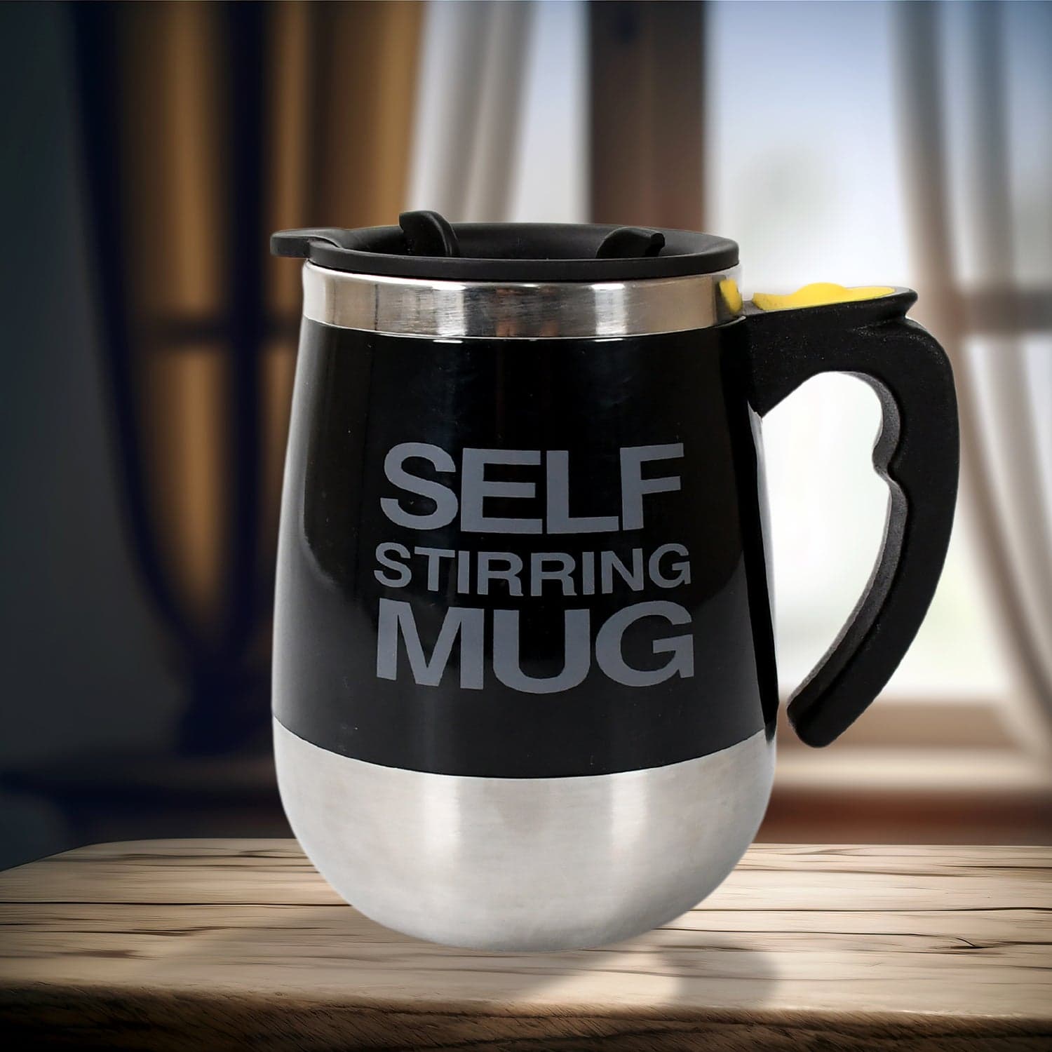 Self Stirring Mug With Lid Used In All Kinds Of Household And Official Places For Serving Drinks thumbnail 1