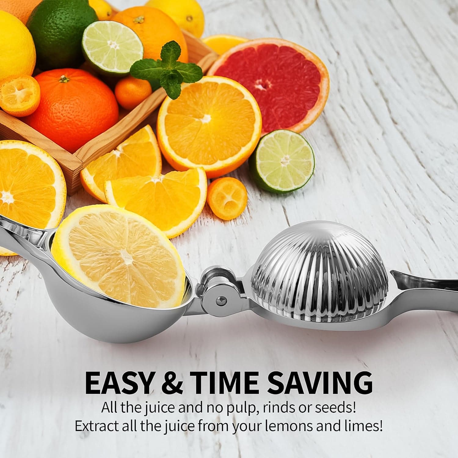 Ss Lemon Squeezer Press 1Pc thumbnail 3