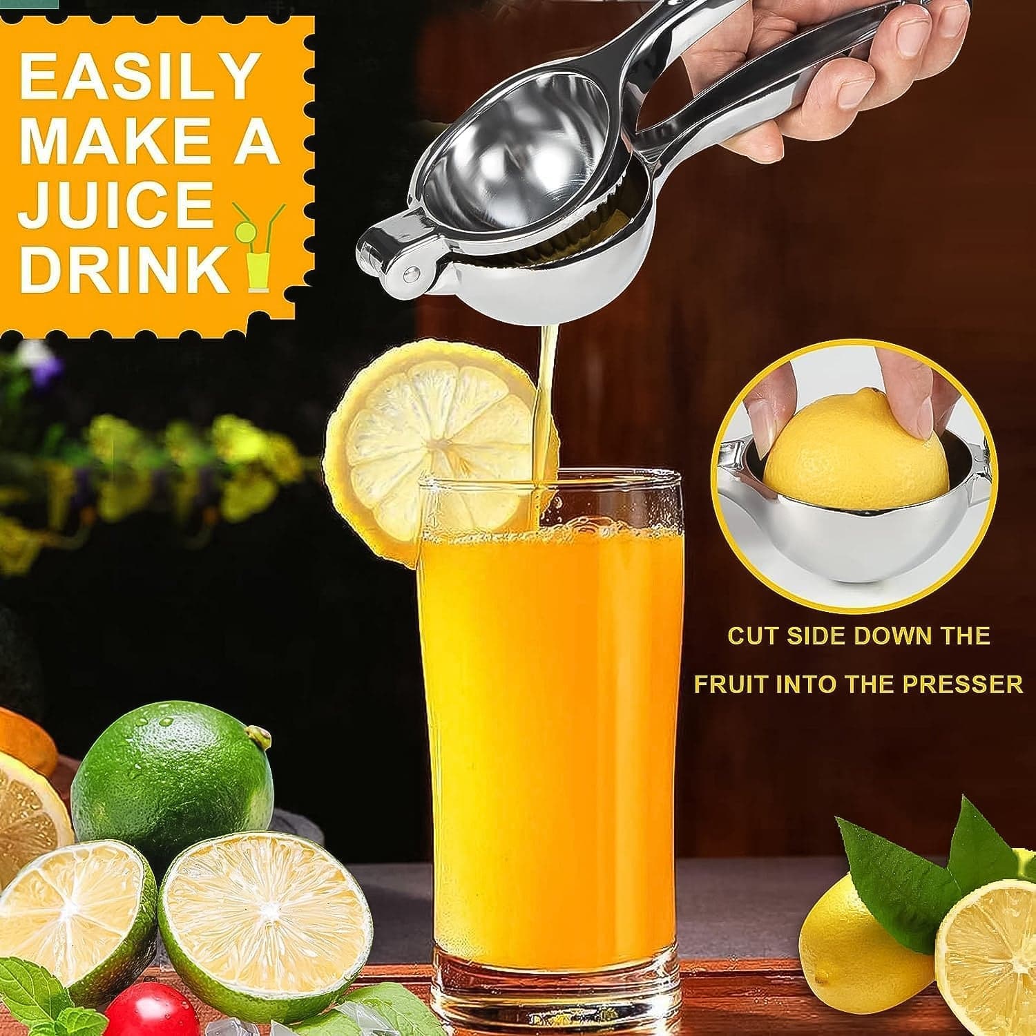 Ss Lemon Squeezer Press 1Pc thumbnail 5