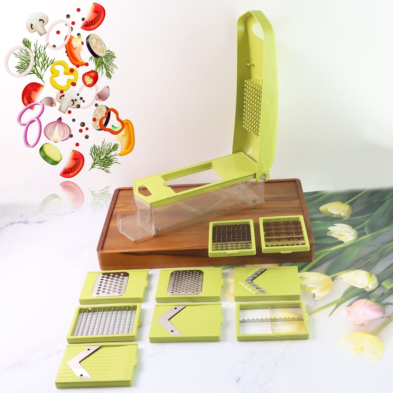Premium 9 In 1 Multi Functional Vegetable Cutter thumbnail 7