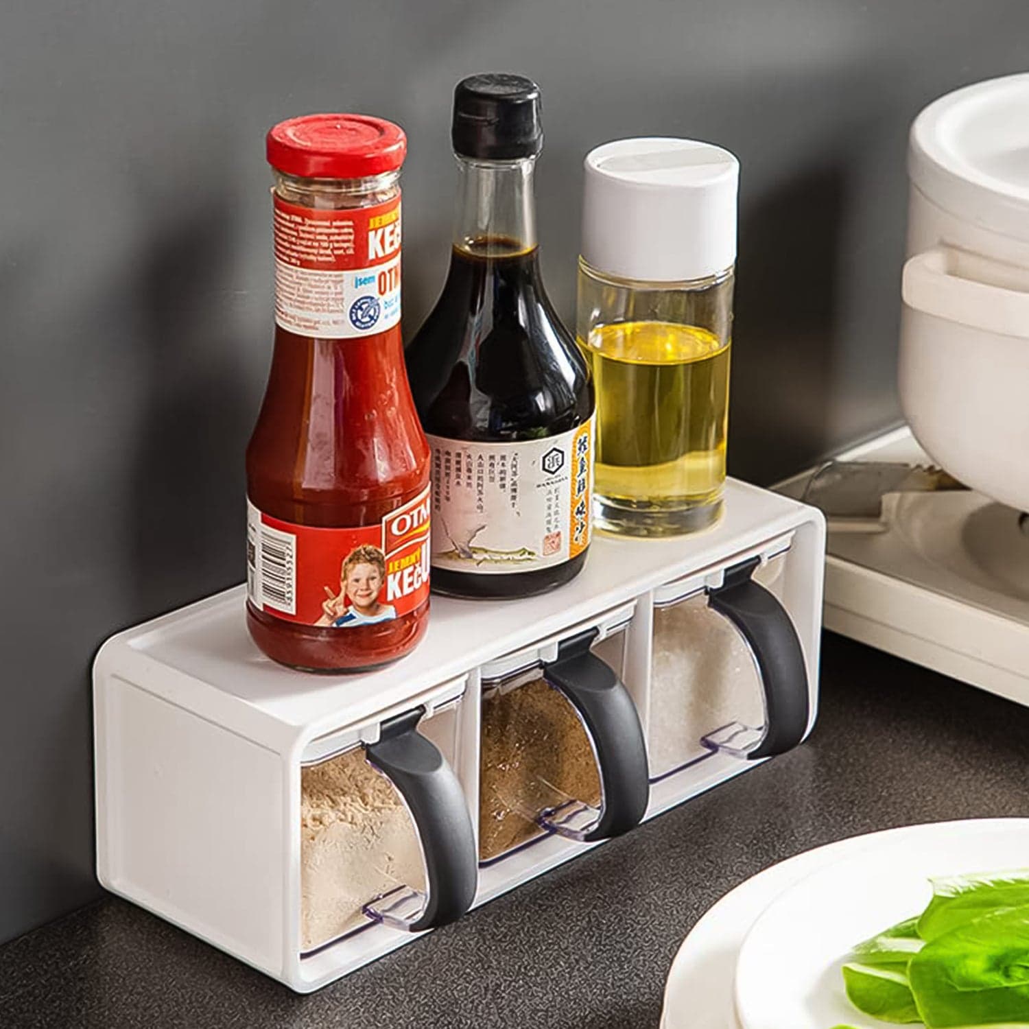 Grinss Modular Spice Storage Box Set 3 Pc thumbnail 5