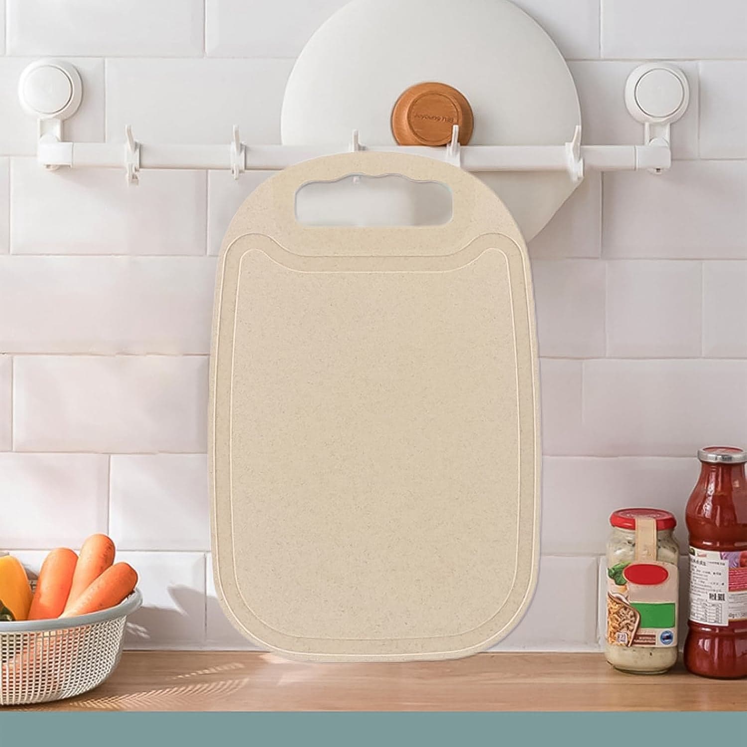 Durable Plastic Chopping Board 34X23 Cm 1 Pc thumbnail 2