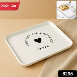 Plastic Serving Tray 1Pc
