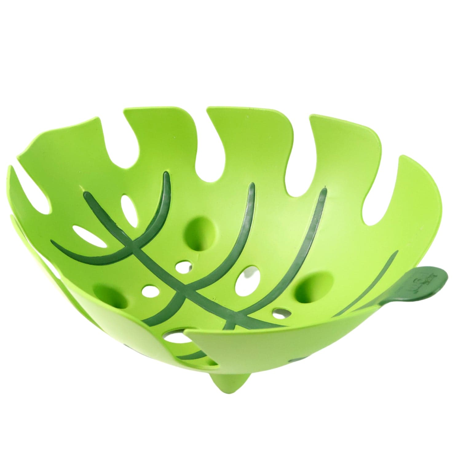 Leaf Shaped Plastic Fruit Basket 1 Pc thumbnail 4