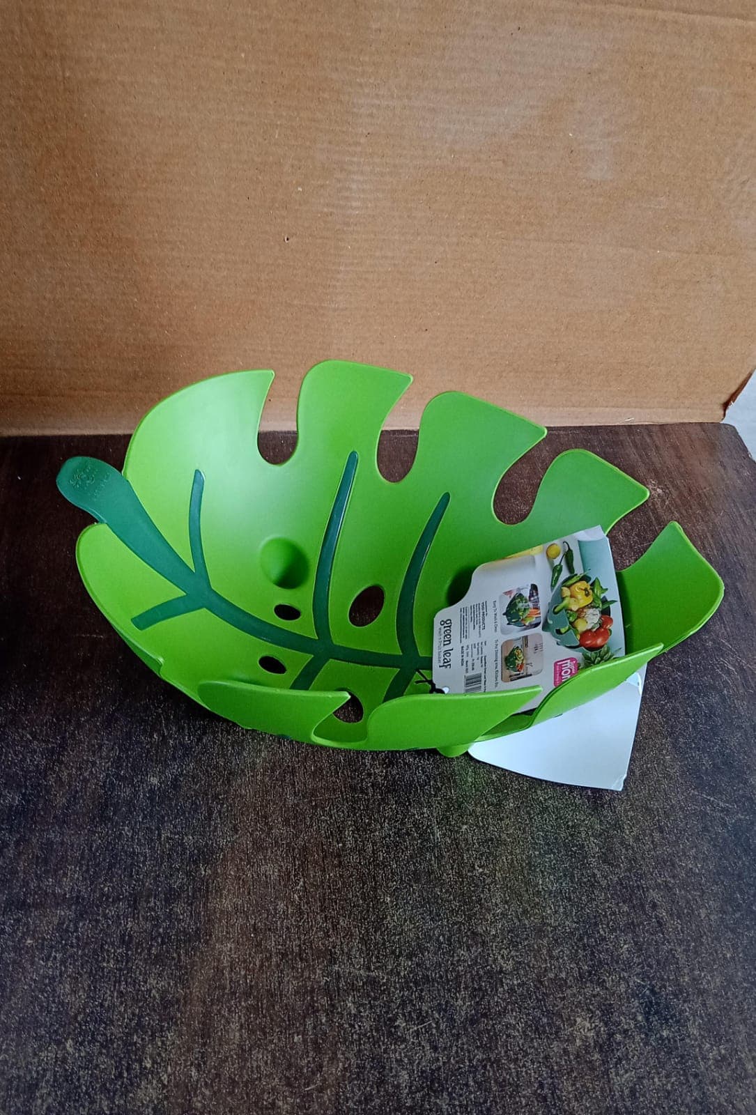Leaf Shaped Plastic Fruit Basket 1 Pc thumbnail 6