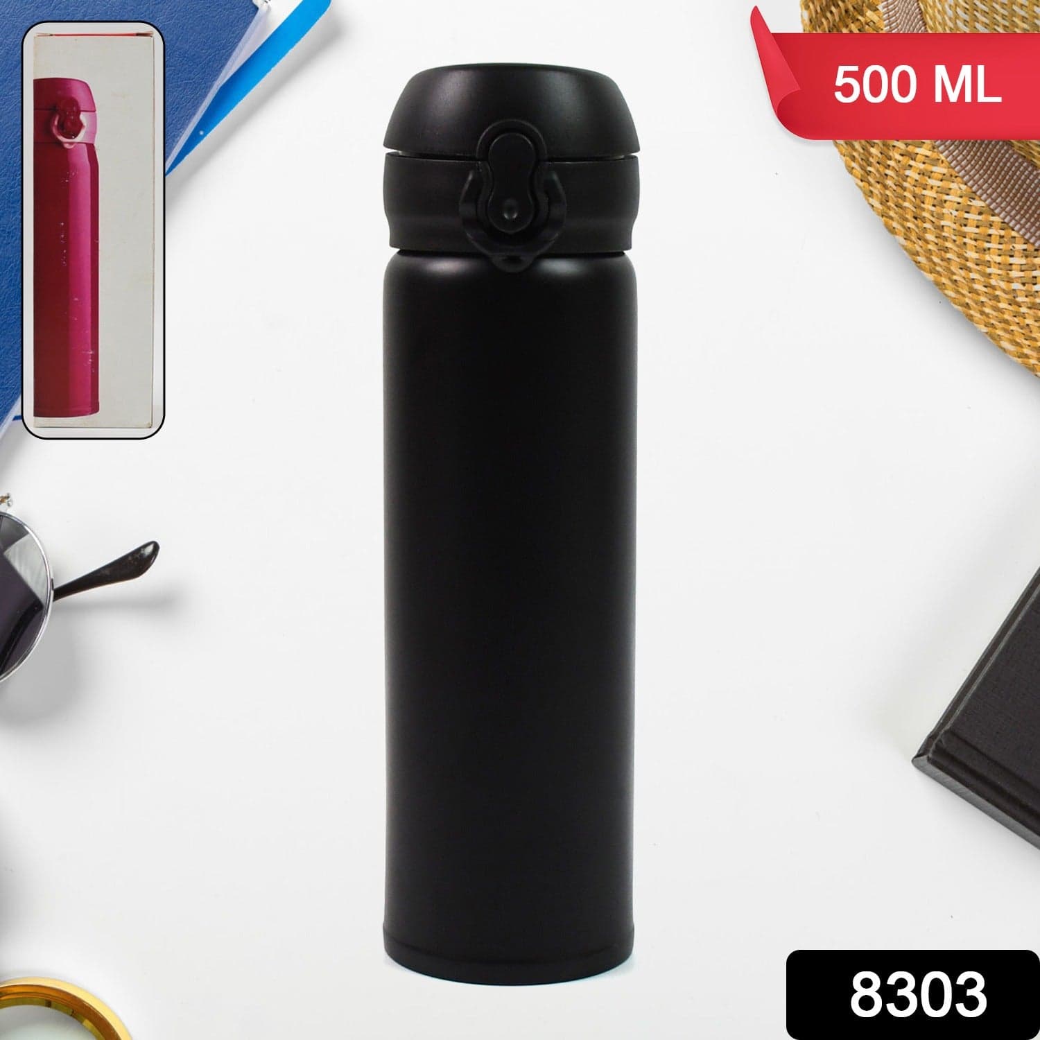 Water Bottle for Kids of Insulated Stainless Steel Bottle (500 ML / Mix Color) thumbnail 2