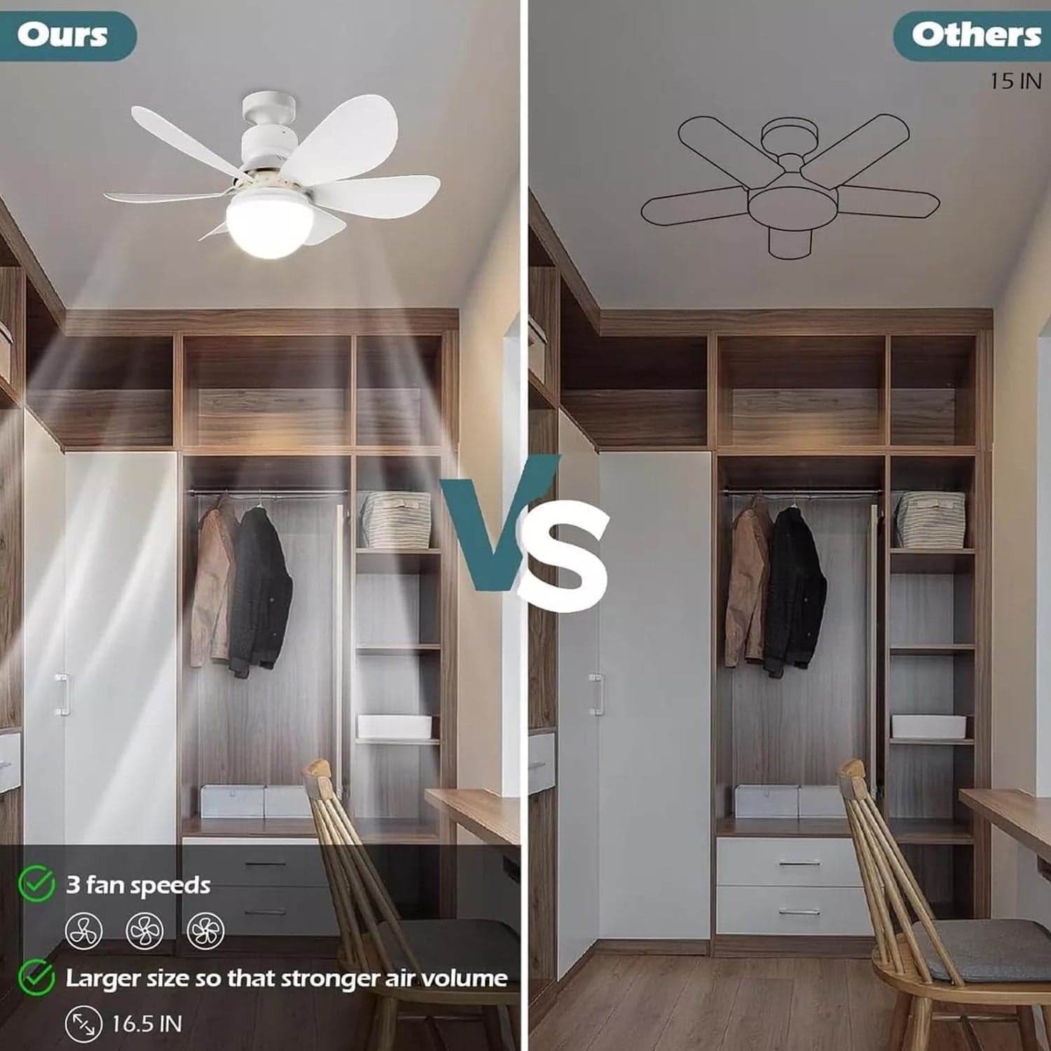 40W LED Ceiling Fan Remote Control thumbnail 7