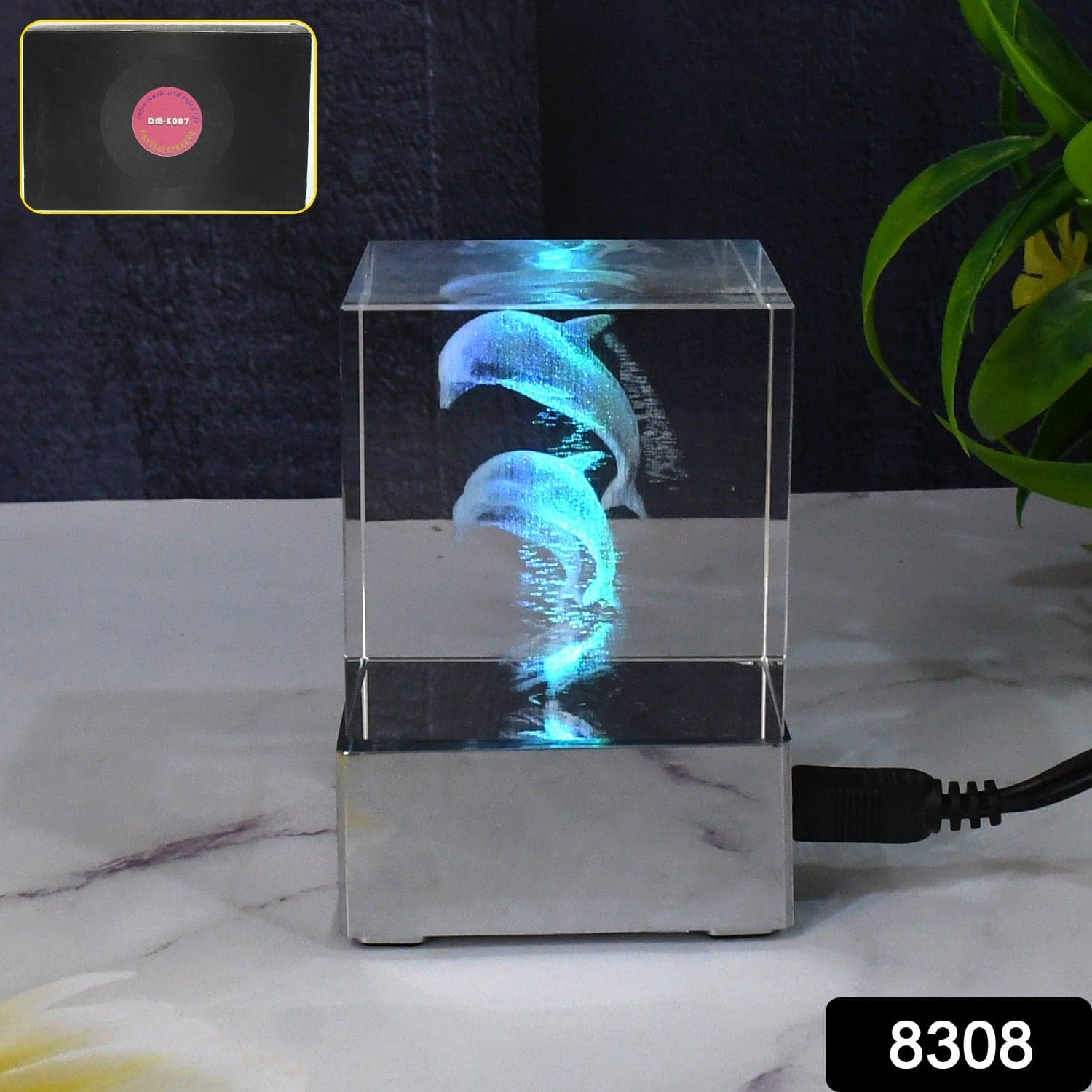 3D Mix Design LED Light, Desk Decor, LED Light Base, USB Charging (1 Pc / Mix Design) thumbnail 2