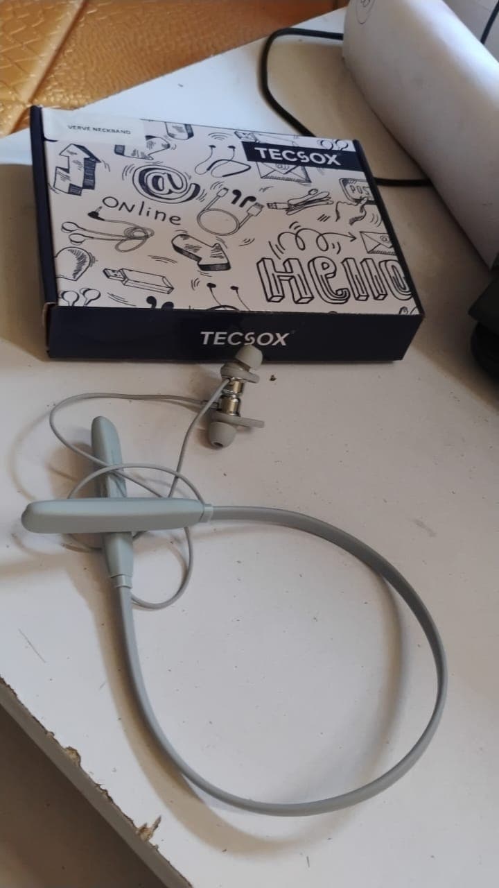 Magnetic ON- OFF Earbuds Neckband Bluetooth (1 Pc / With Color Box & Zipper Plastic Bag) thumbnail 7
