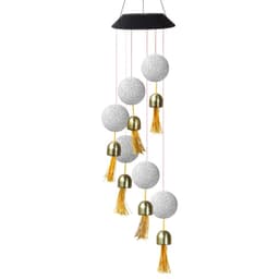 Solar Crystal Ball Wind Chime, Color Changing Solar Powered Led Hanging Wind Chime Light Mobile For Patio Yard Garden Home Outdoor Night Decor, Gifts