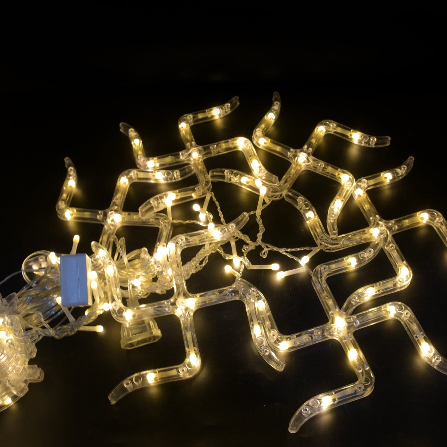 Swastik Om Curtain Decorative Lights thumbnail 7