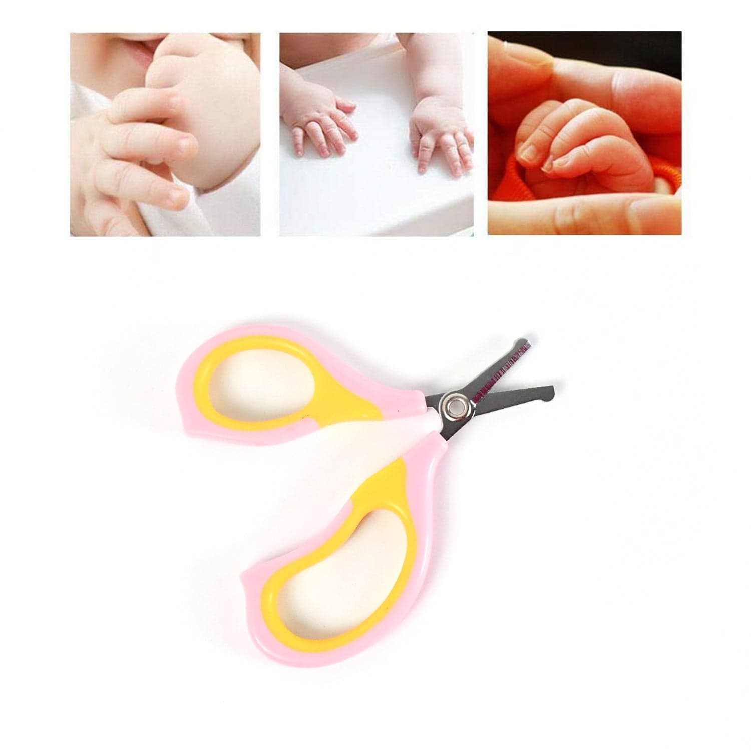 Baby Safety Nail Cutter Scissors for Safe Nail Clipping (1 Pc / Mix Color) thumbnail 4