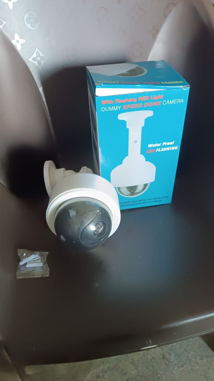 Fake / Dummy Camera CCTV, with Flashing Red LED Light (1 Pc / Battery Not Included) thumbnail 9
