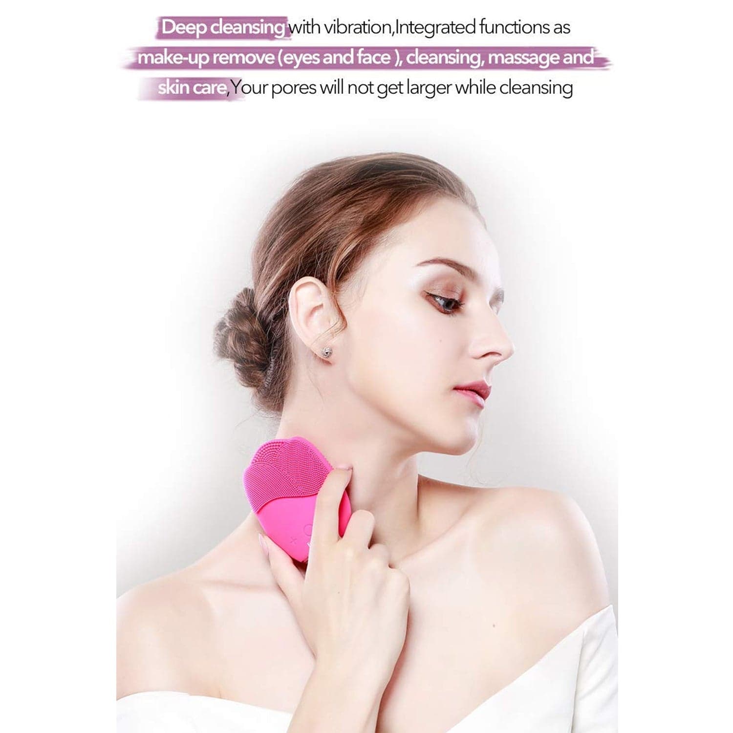 Rechargeable Sonic Silicone Face Cleansing Brush thumbnail 5