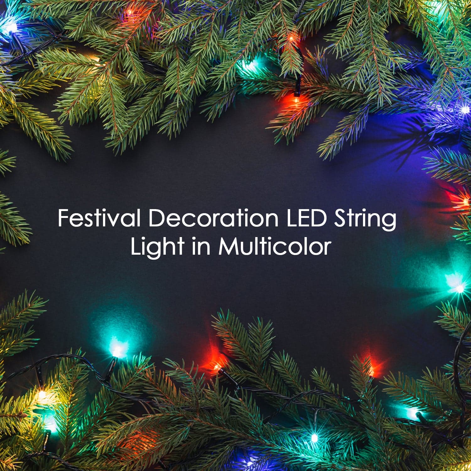 8Mtr Home Decoration Diwali & Wedding LED Christmas String Light Indoor and Outdoor Light (28L 8mtr) thumbnail 5
