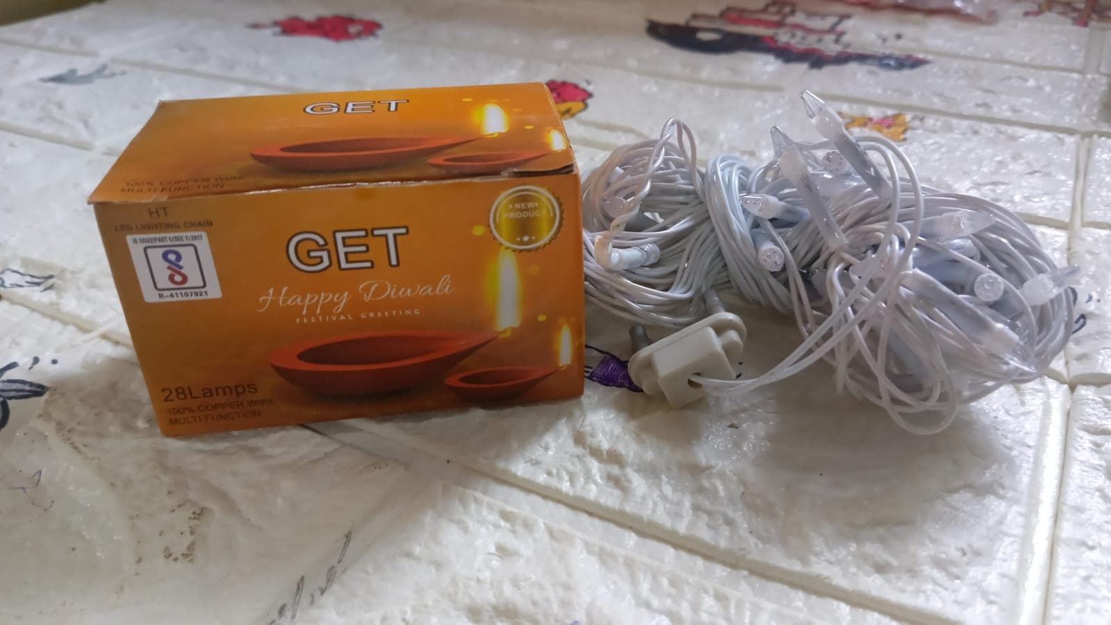 8Mtr Home Decoration Diwali & Wedding LED Christmas String Light Indoor and Outdoor Light (28L 8mtr) thumbnail 7