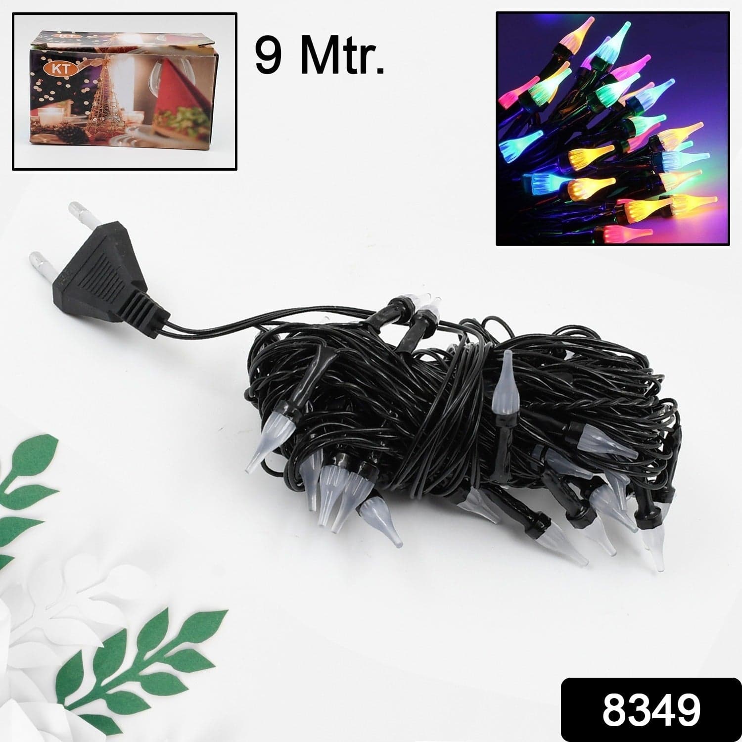 9Mtr LED Flower String Lights of Multi-Color Festival, Home Decor (36 LEDs, 1.4MM) thumbnail 3