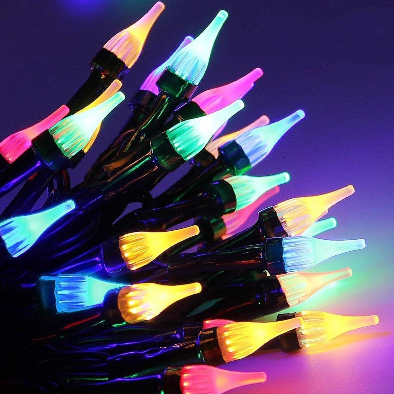 9Mtr LED Flower String Lights of Multi-Color Festival, Home Decor (36 LEDs, 1.4MM) thumbnail 5
