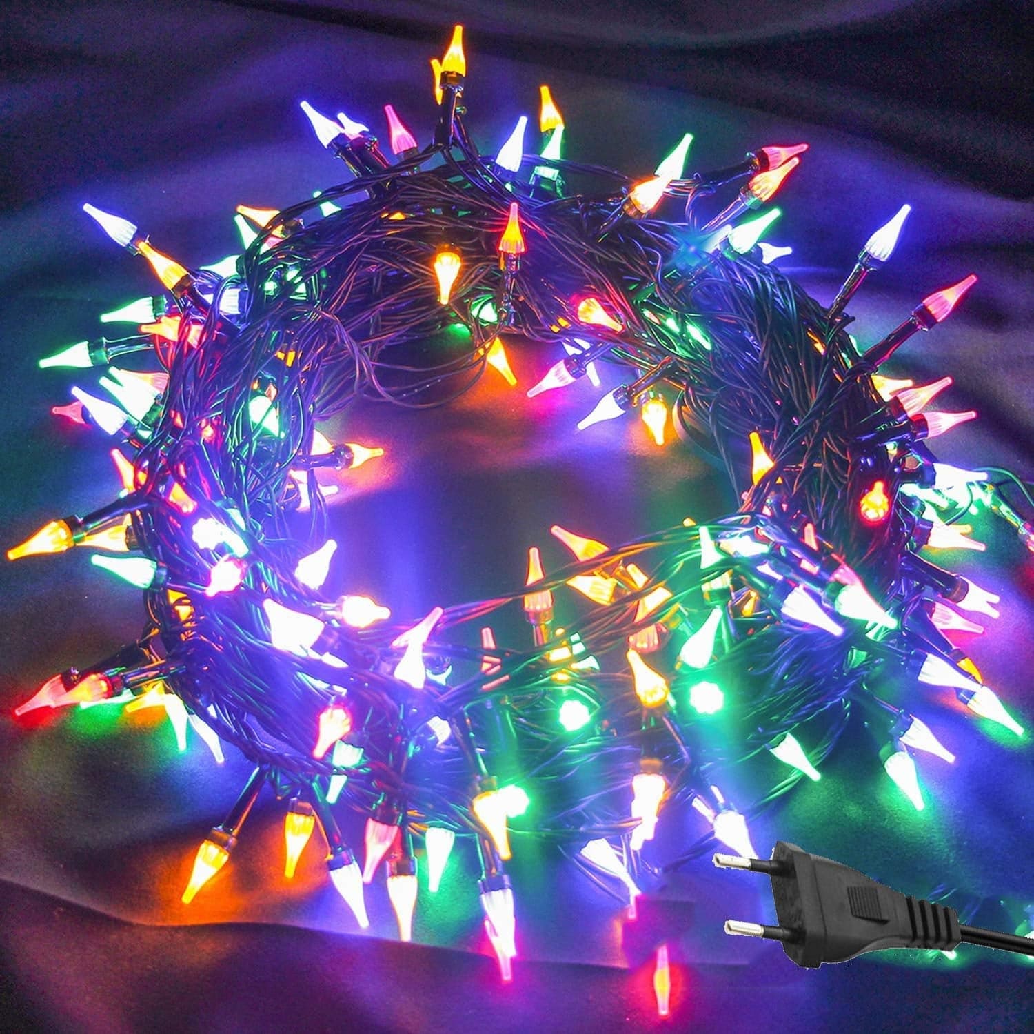 9Mtr LED Flower String Lights of Multi-Color Festival, Home Decor (36 LEDs, 1.4MM) thumbnail 6