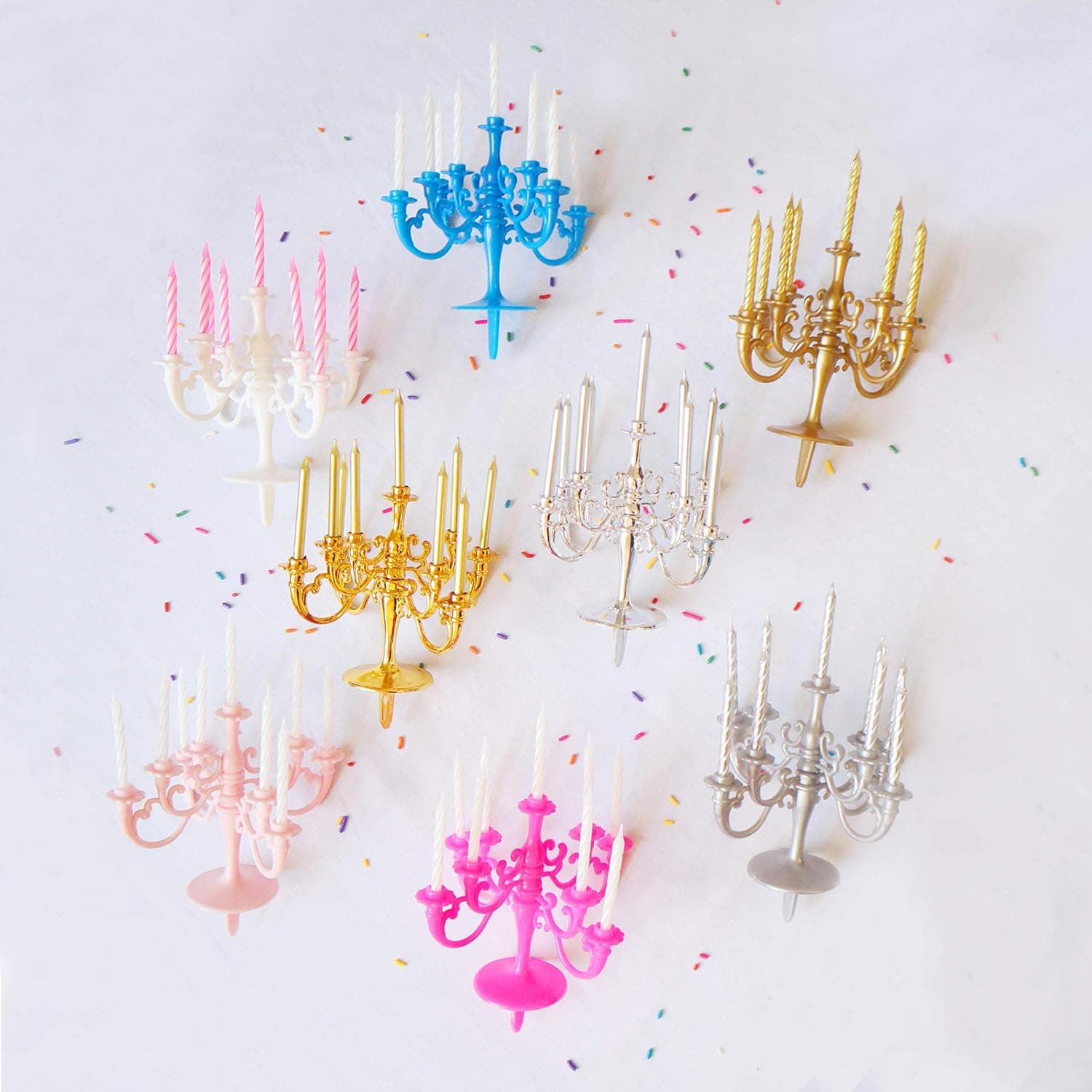 Luxury Birthday Candle Set | Elegant Cake Toppers & Holders For Parties And Proposals thumbnail 5