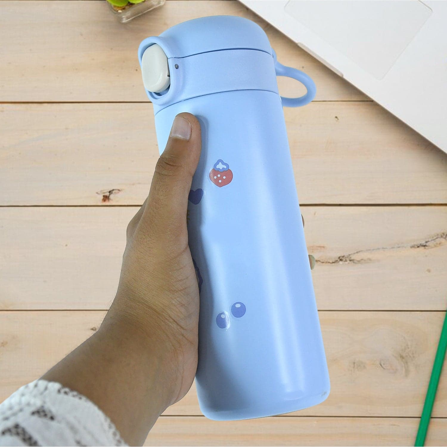 Double walled Stainless Steel Water Bottle (400 ML Approx) thumbnail 3