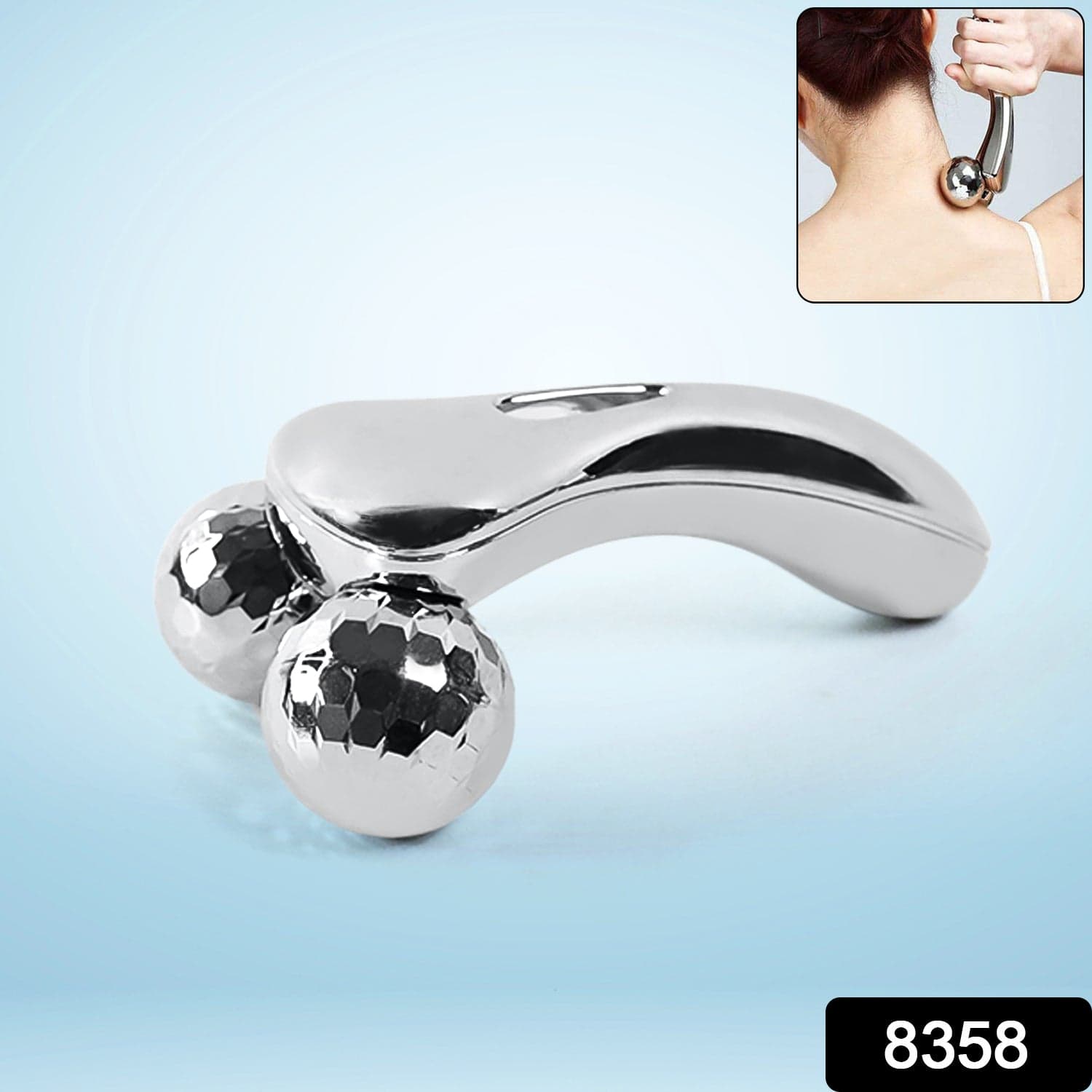 Handheld 3D Roller Face and Body Massager thumbnail 2