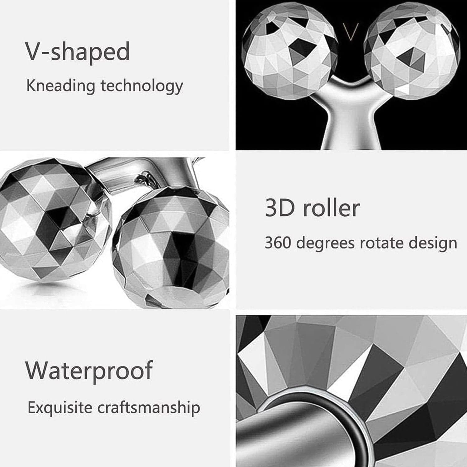 Handheld 3D Roller Face and Body Massager thumbnail 3