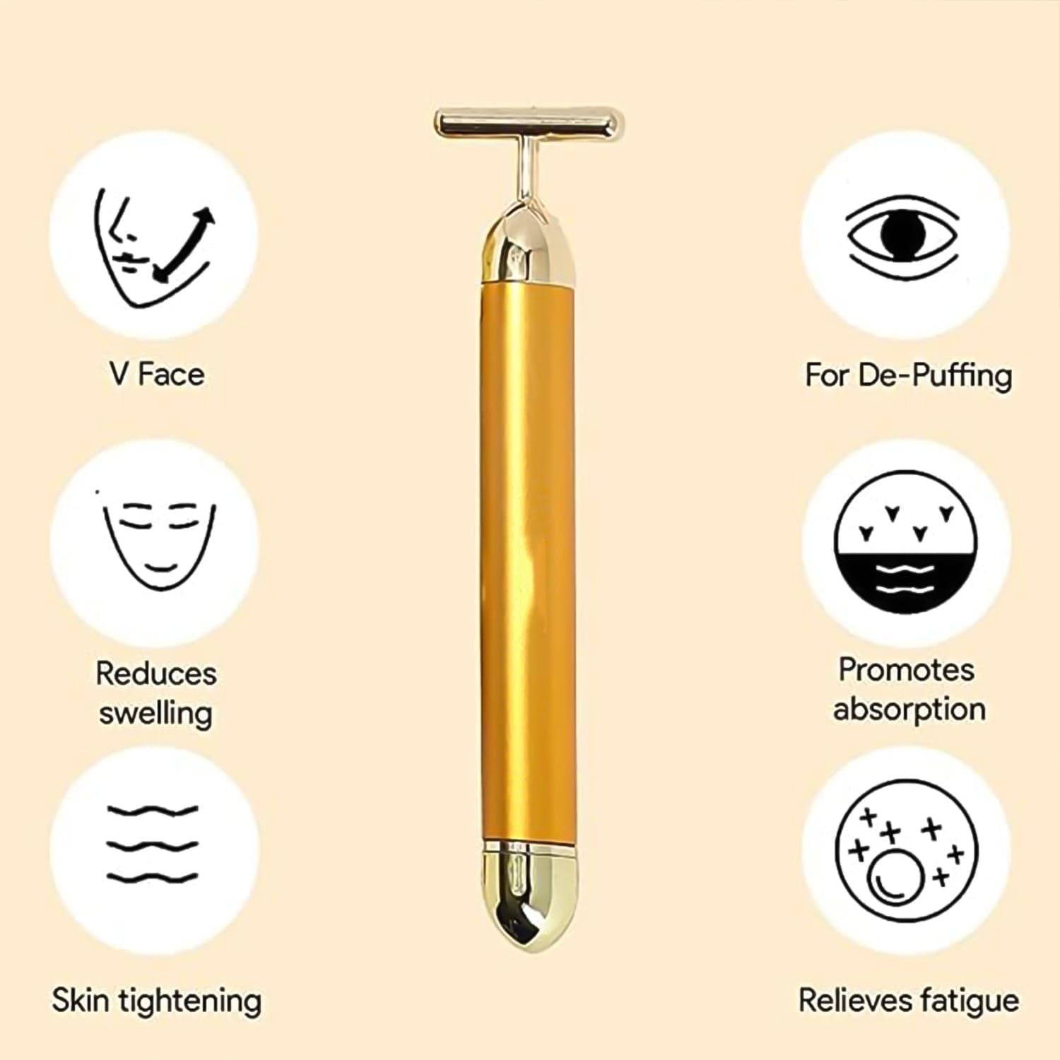 Golden Energy Face Massager (1 Pc) thumbnail 3