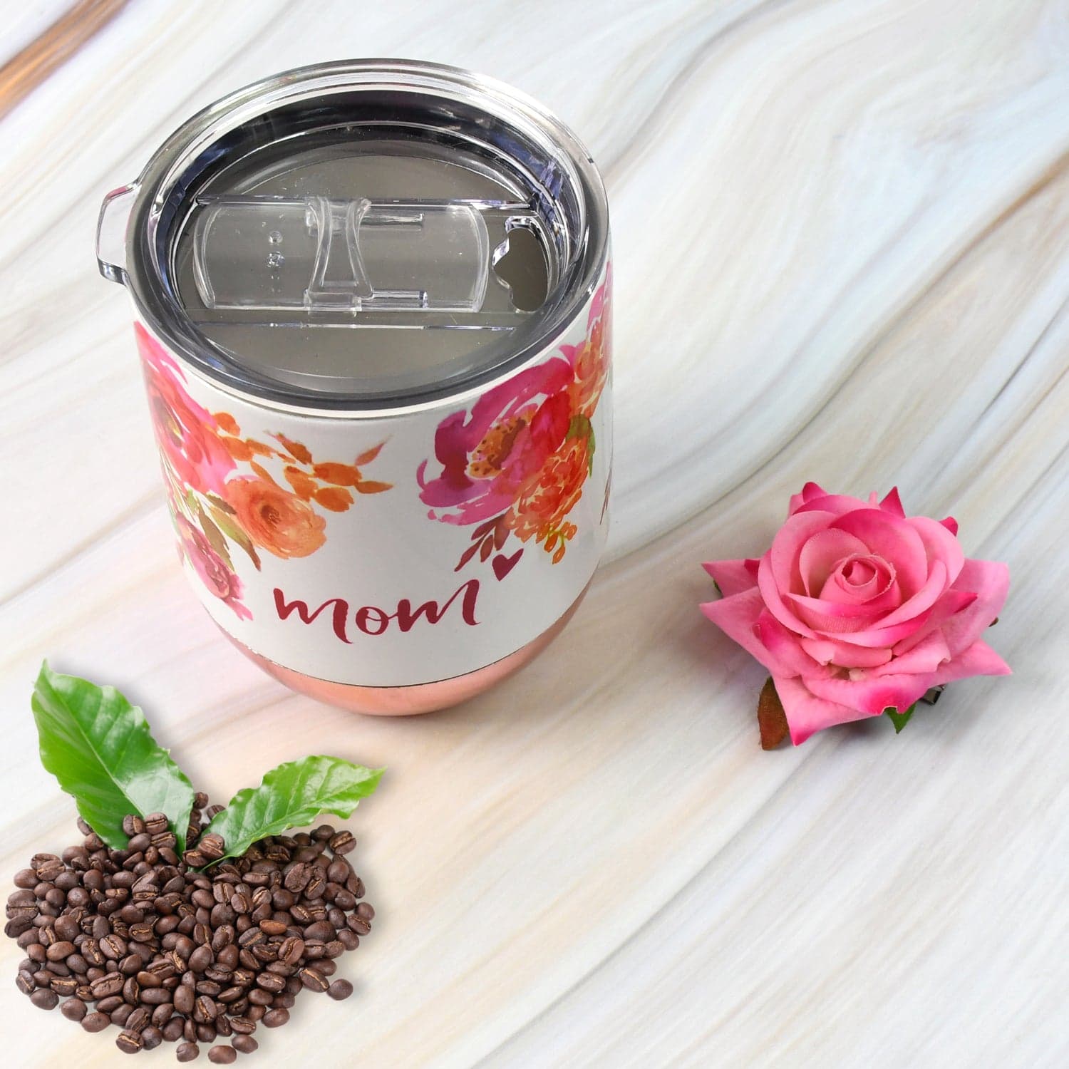 Stainless Steel Vacuum Insulated Mug with Lid (1 Pc / Mix Design & Color) thumbnail 13