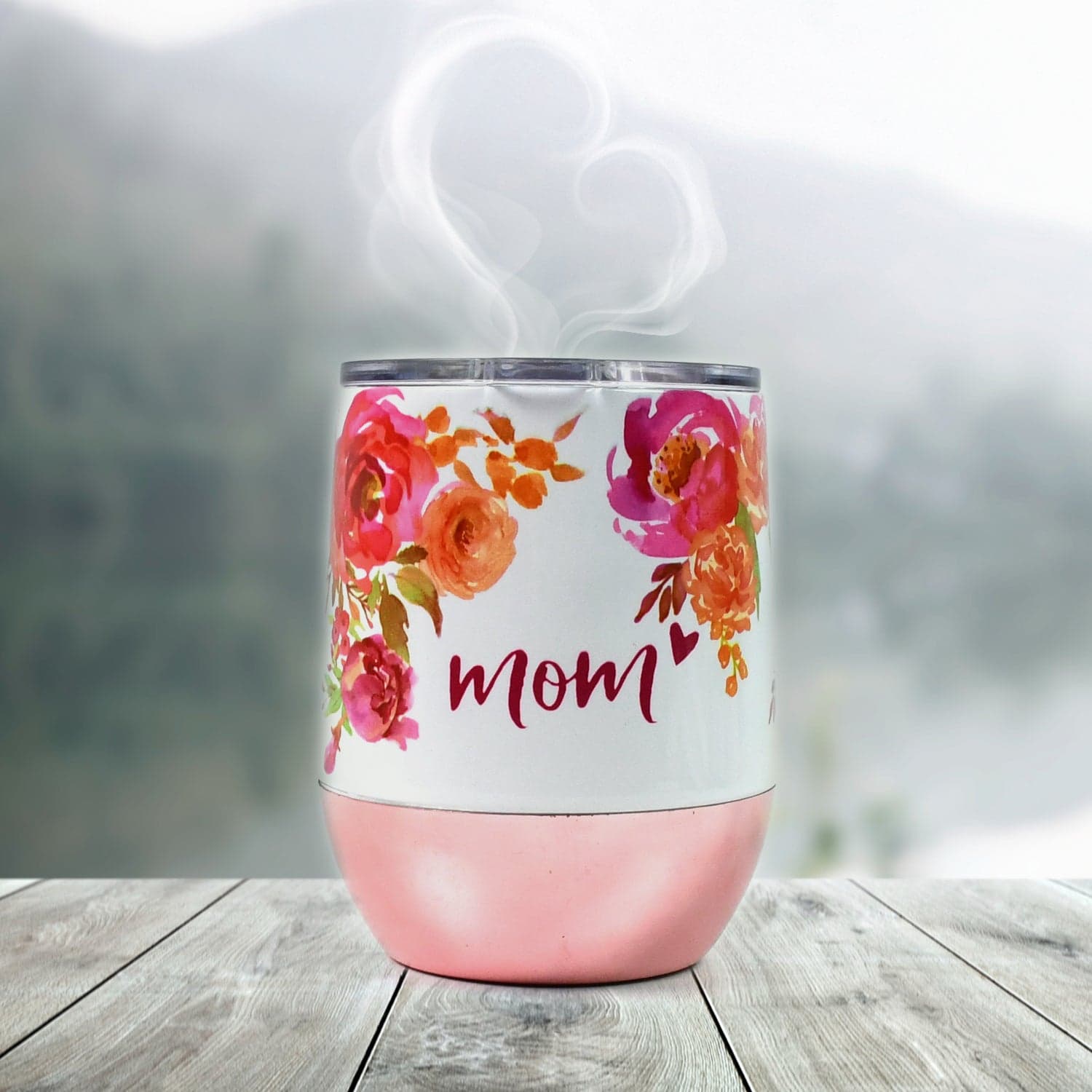 Stainless Steel Vacuum Insulated Mug with Lid (1 Pc / Mix Design & Color) thumbnail 5