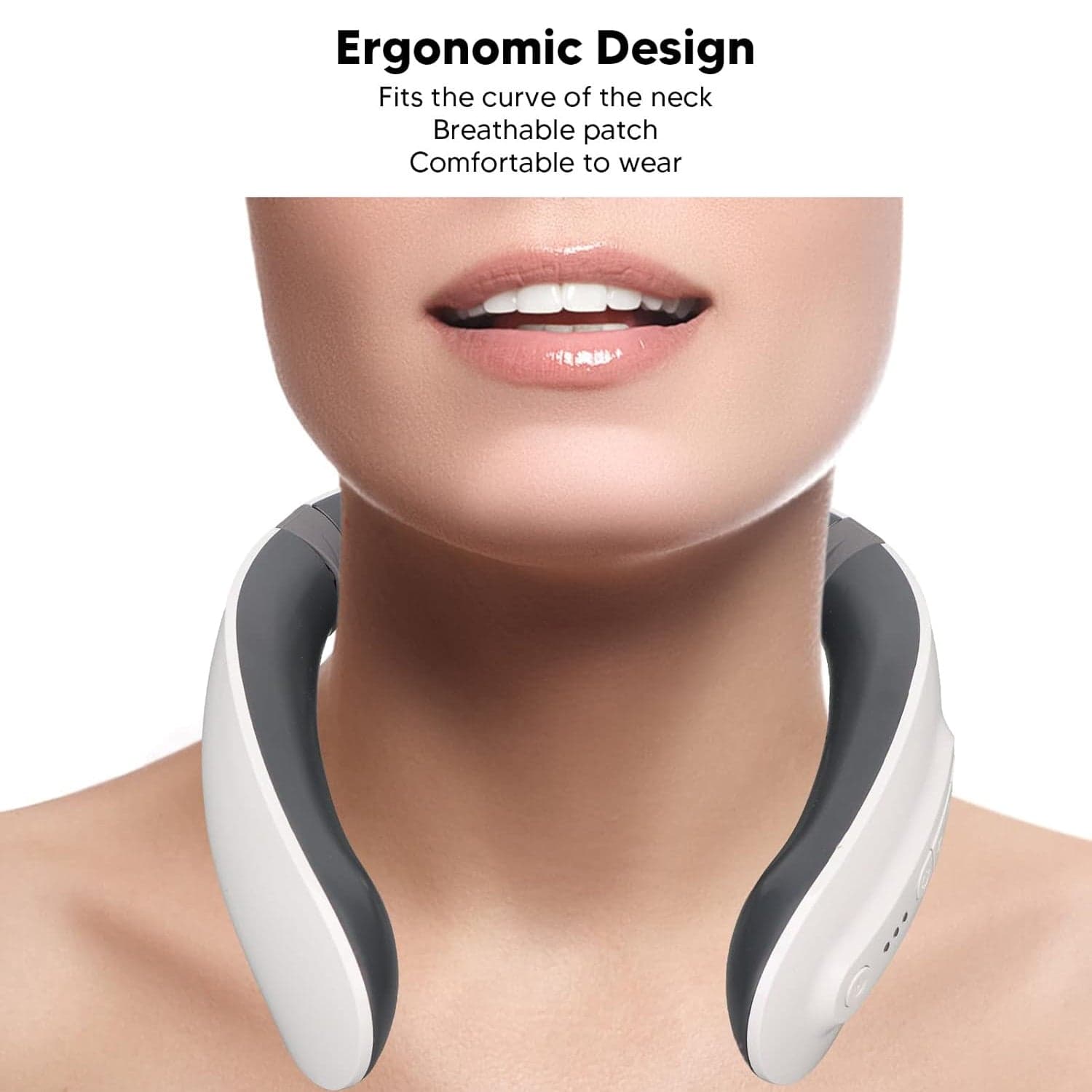 4 Heads Smart Electric Neck and Back Pulse Massager (1 Pc) thumbnail 3