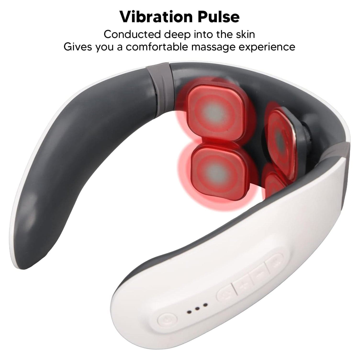 4 Heads Smart Electric Neck and Back Pulse Massager (1 Pc) thumbnail 4