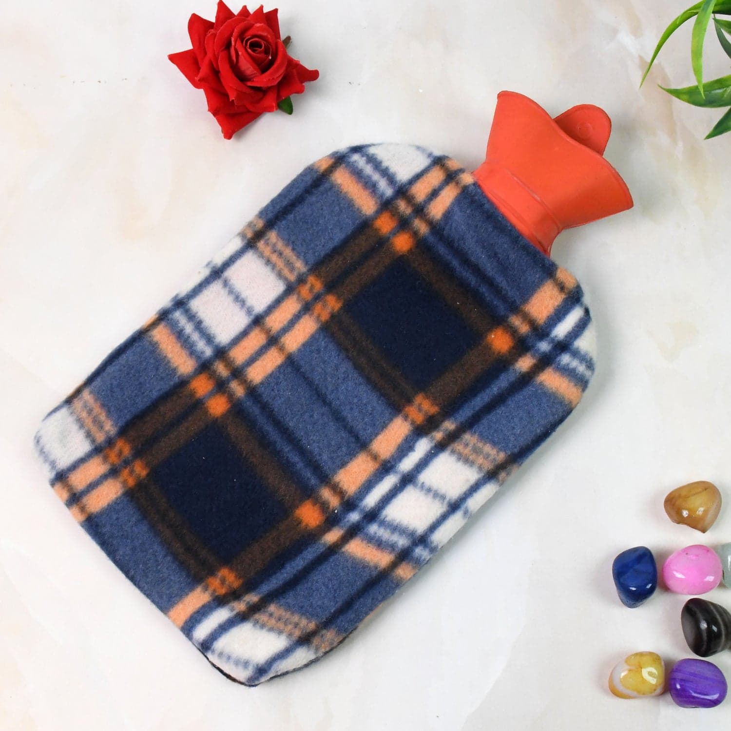 Hot Water Bottle Bag With Cover For Pain Relief (1 Pc / Mix Design & Size) thumbnail 1