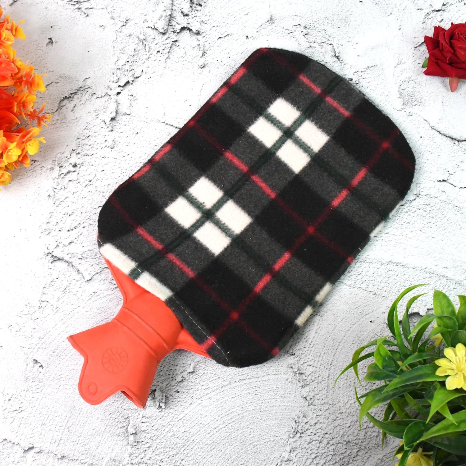 Hot Water Bottle Bag With Cover For Pain Relief (1 Pc / Mix Design & Size) thumbnail 4