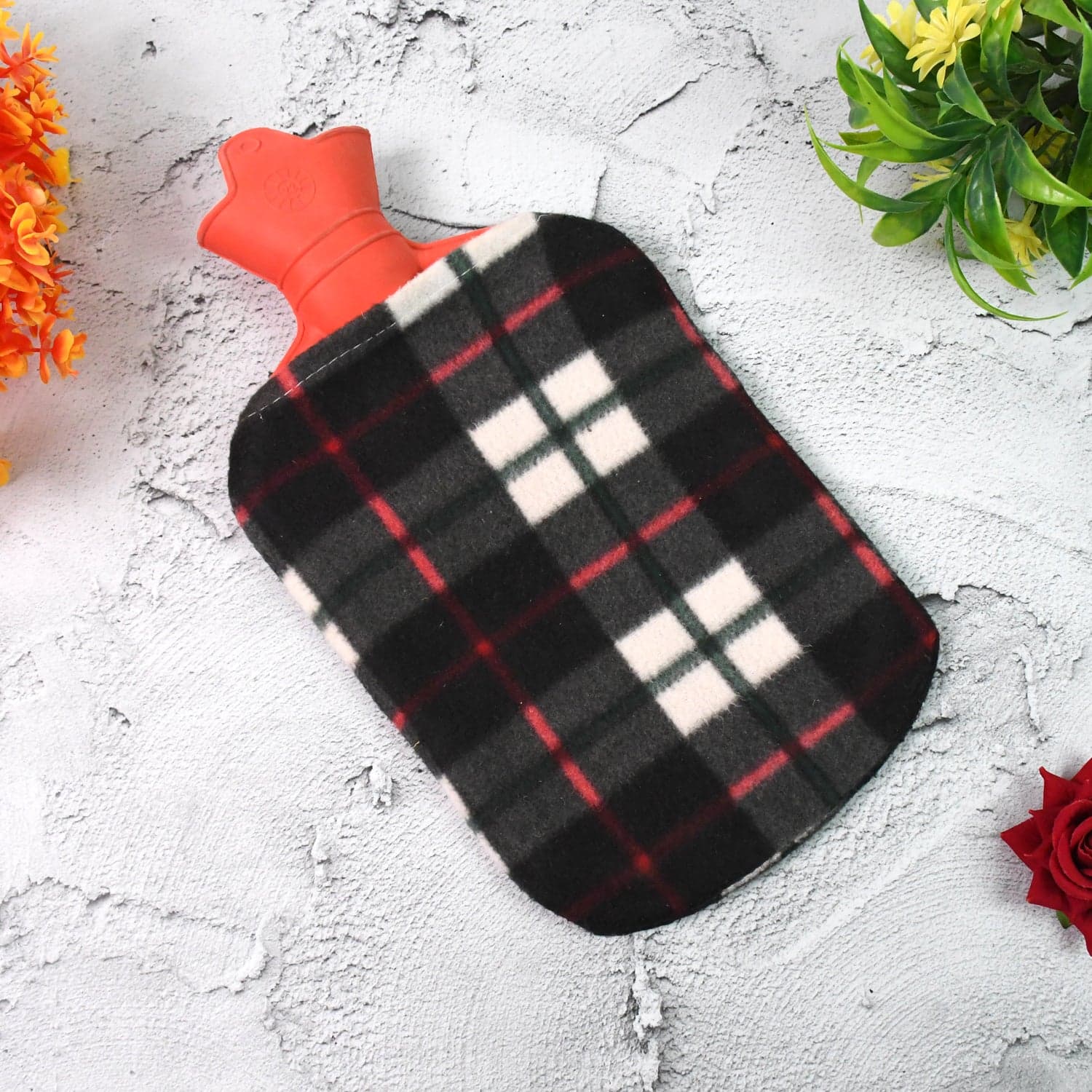 Hot Water Bottle Bag With Cover For Pain Relief (1 Pc / Mix Design & Size) thumbnail 5