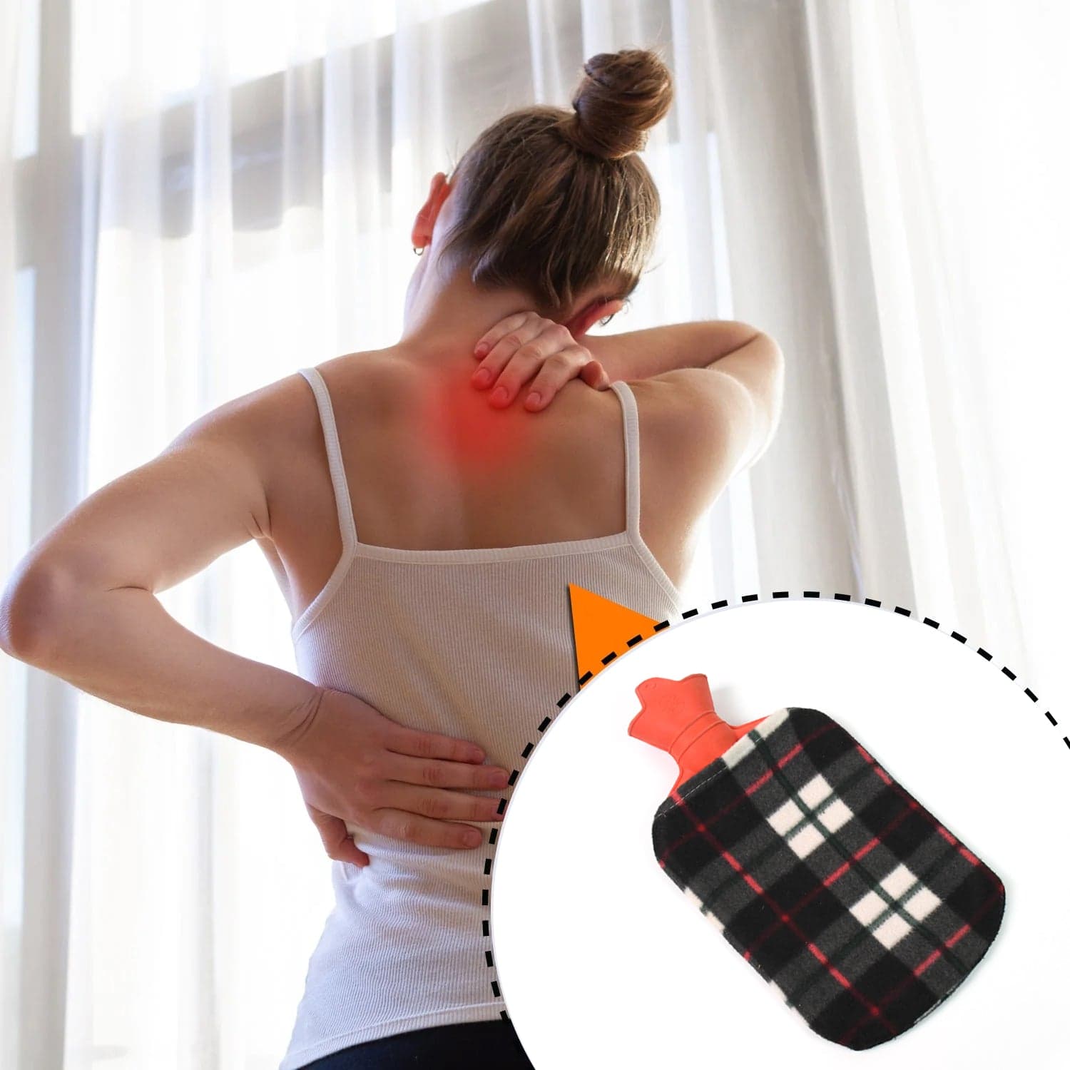 Hot Water Bottle Bag With Cover For Pain Relief (1 Pc / Mix Design & Size) thumbnail 6