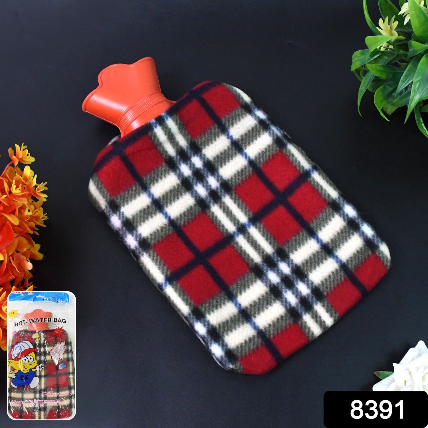 Hot Water Bottle Bag With Cover For Pain Relief (1 Pc) thumbnail 2